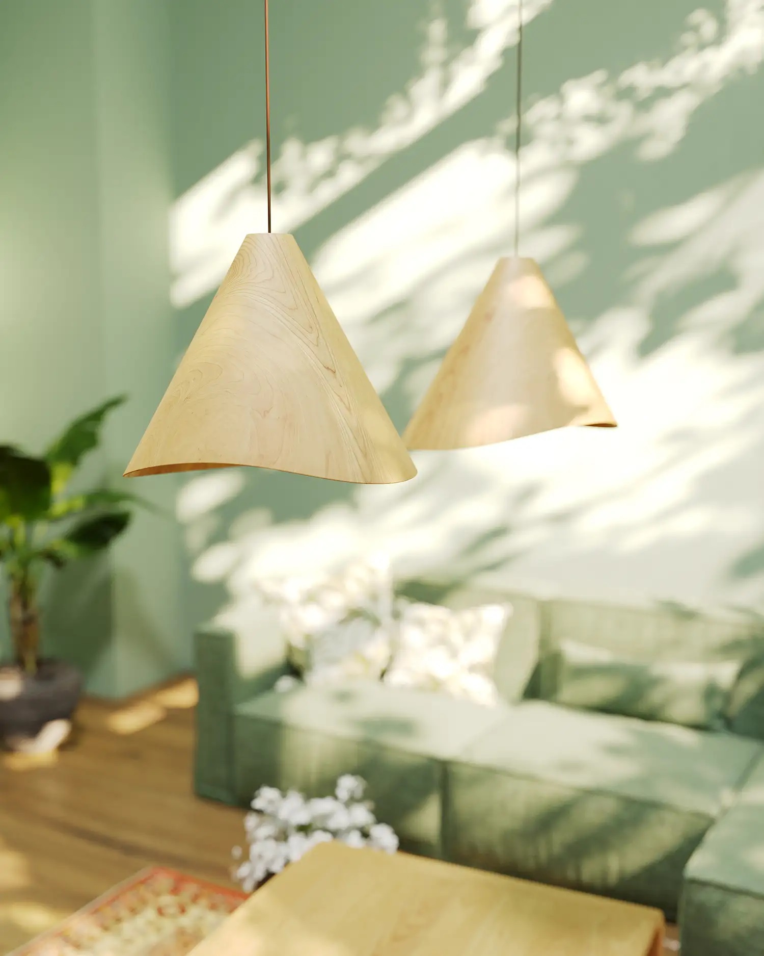 MaxLight Sakura lampa wisząca 1x60 W dąb P0548