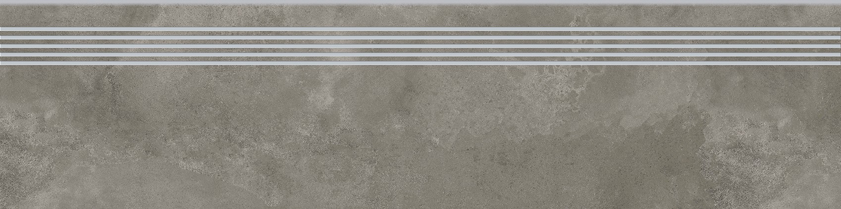 Opoczno Quenos Grey Steptread stopnica podłogowa 29,8x119,8 cm szary mat