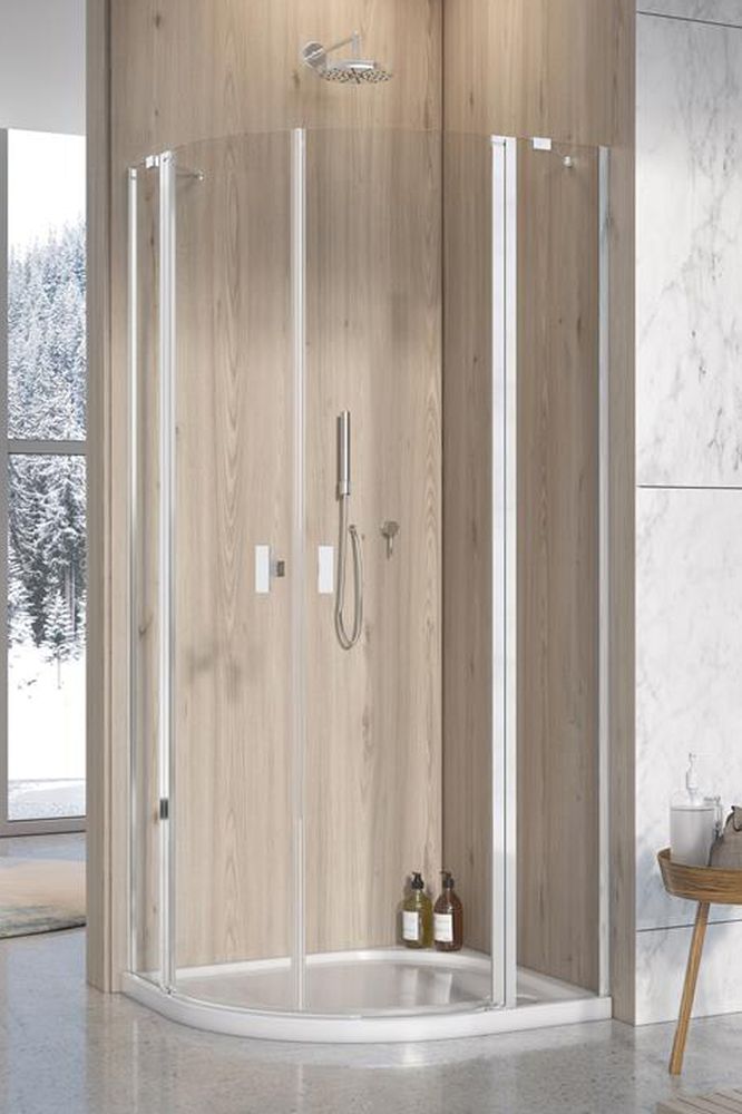 Radaway Nes PDD II kabina prysznicowa część prawa 100x100 cm półokrągła 10030100-01-01R