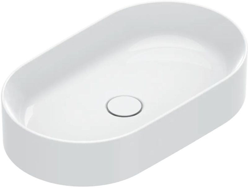 Catalano Zero umywalka 50x35 cm owalna nablatowa biała 0122500001