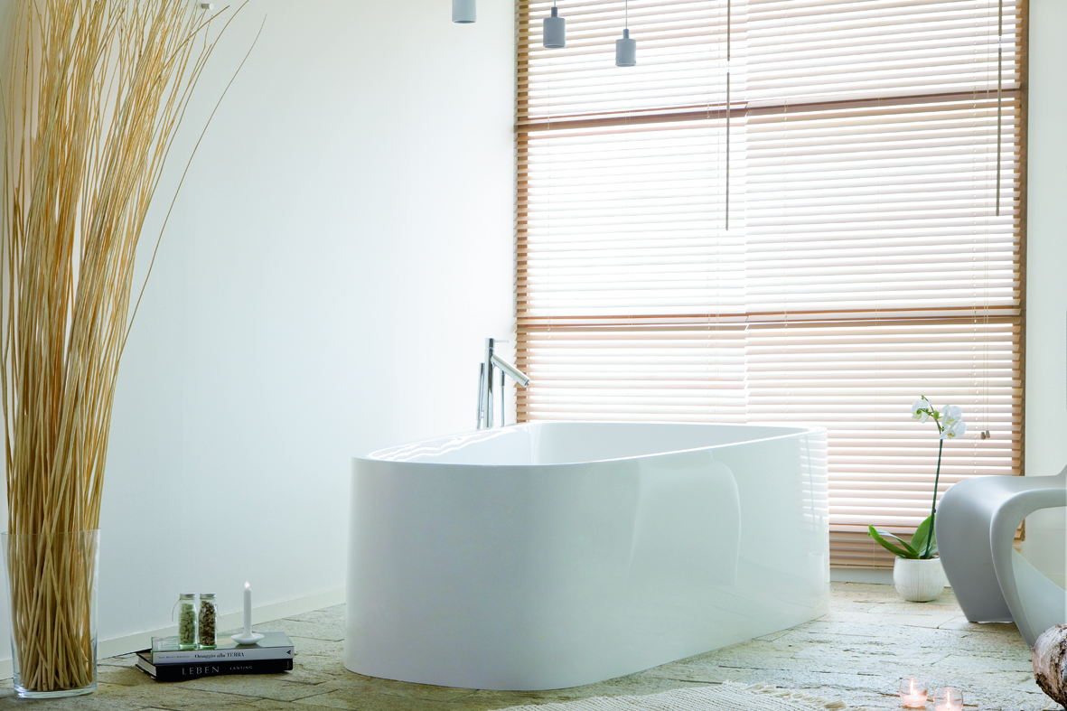 Hoesch SingleBathDuo wanna wolnostojąca 180x117 cm owalna prawa biała 3699.010