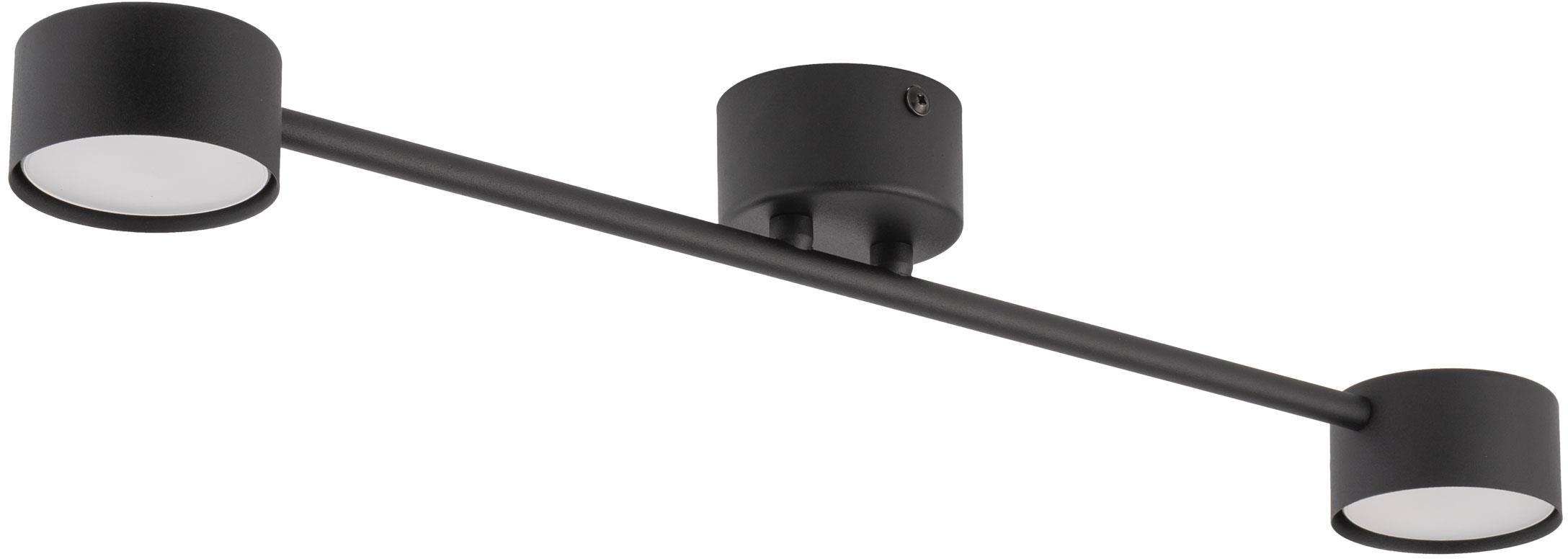 TK Lighting Avia Black lampa podsufitowa 2x10W czarna 4690