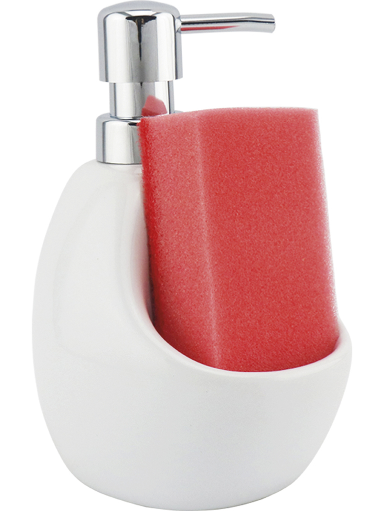 Kuchinox Mini dozownik do płynu 470 ml stojący biały AMP005M - Wysyłka w 24h