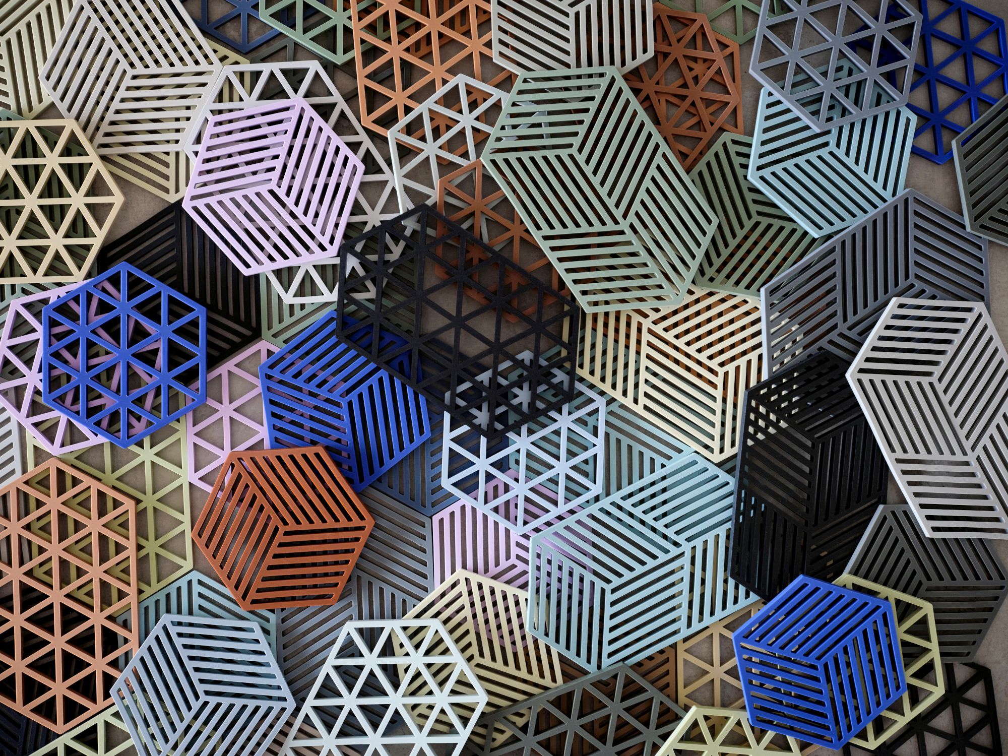 Zone Denmark Hexagon podstawka kuchenna czarna 31610