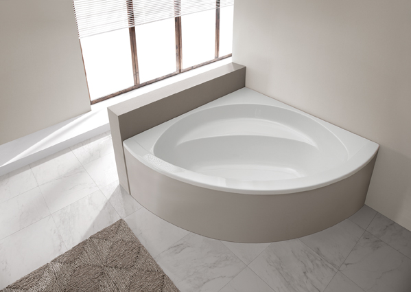 Sanplast Prestige III wanna narożna 140x140 cm ze stelażem biała WSzs/PR140x140 610-070-0330-01-000