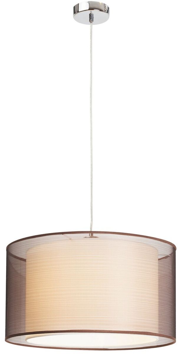 Rabalux Anastasia lampa wisząca 1x60W chrom/brąz 2632