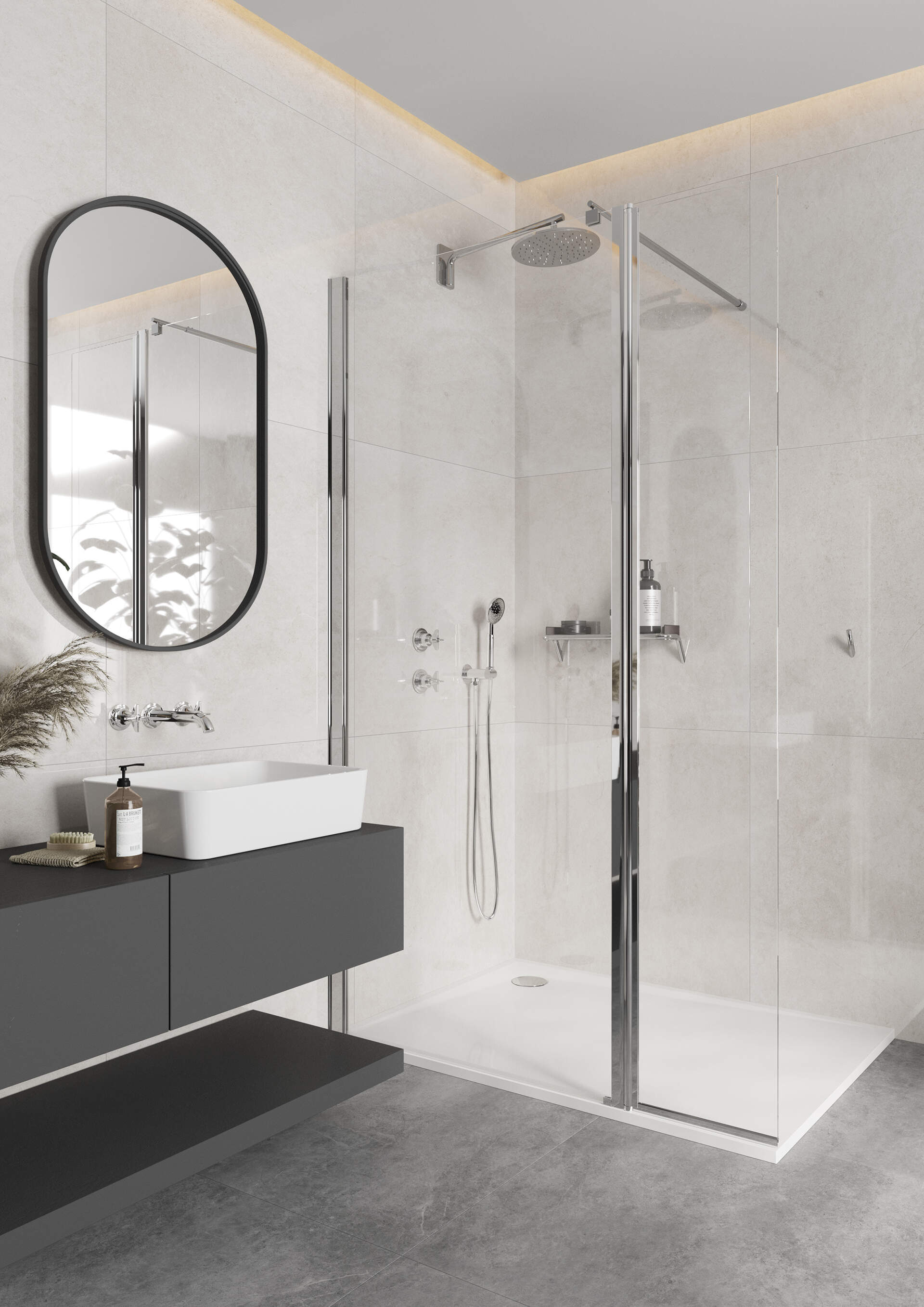 Deante Cascada przyłącze kątowe z uchwytem chrom NAC057K - Wysyłka w 24h