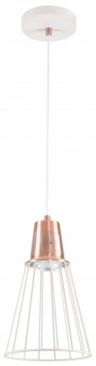 GTV Kaliope lampa wisząca 1x40 W biała-złota OS-KAL-E27-03-DEC