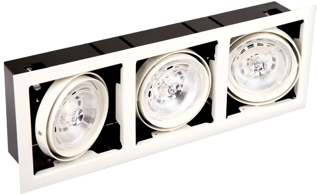 MaxLight Matrix lampa do zabudowy 3x50W biała H0061 - Wysyłka w 24h