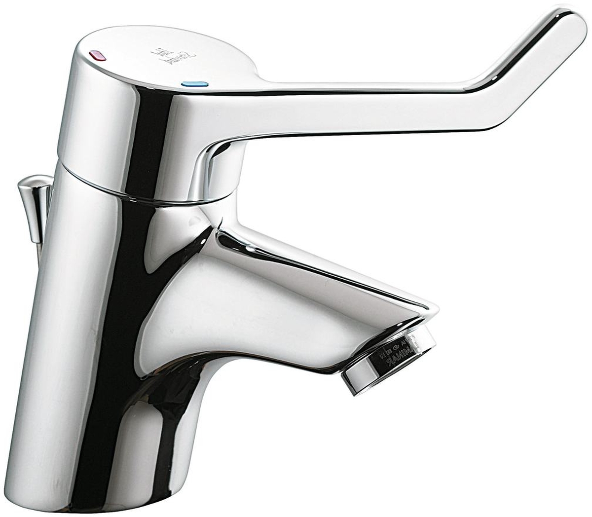 Ideal Standard Ceraplus bateria umywalkowa stojąca z uchwytem medycznym chrom B8218AA