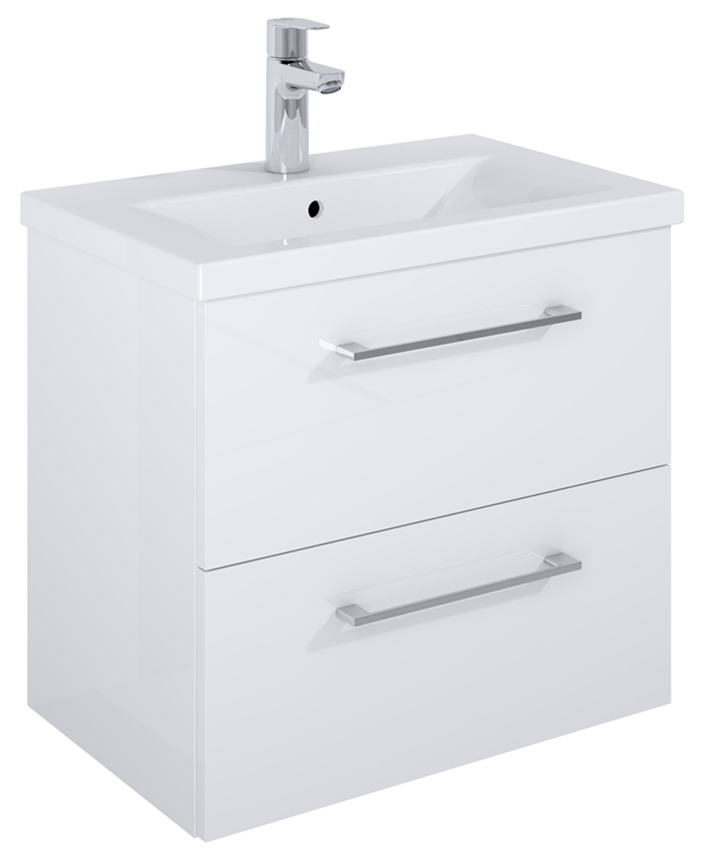 Roca Roma Compact szafka 60x38,4x53 cm podumywalkowa wisząca biały połysk A857952806 - Wysyłka w 24h