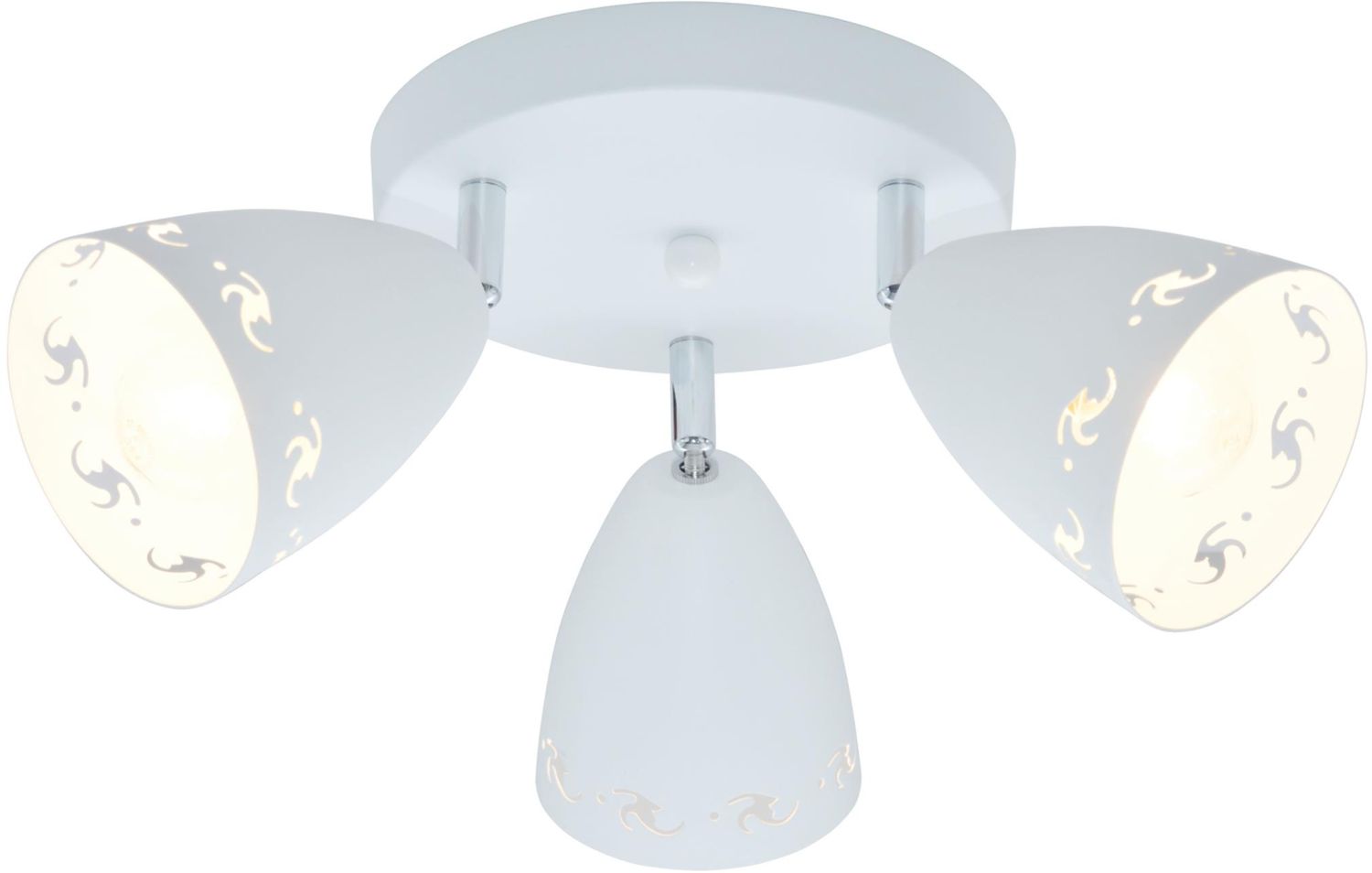 Candellux Coty lampa podsufitowa 3x40W biały mat 98-67135