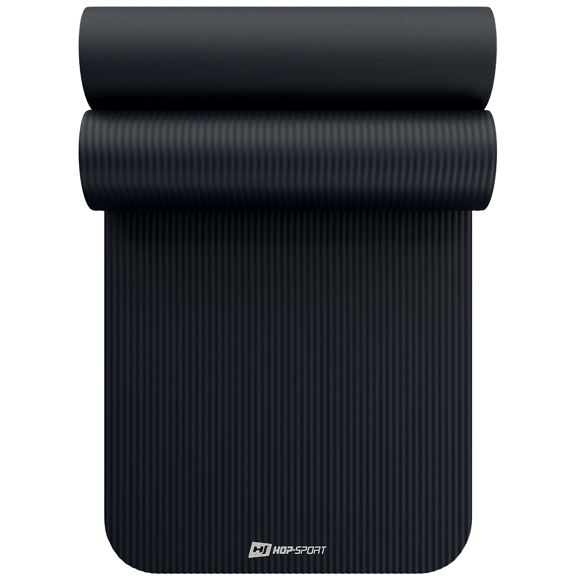 Mata fitness NBR 1cm - czarna - 190x60 cm