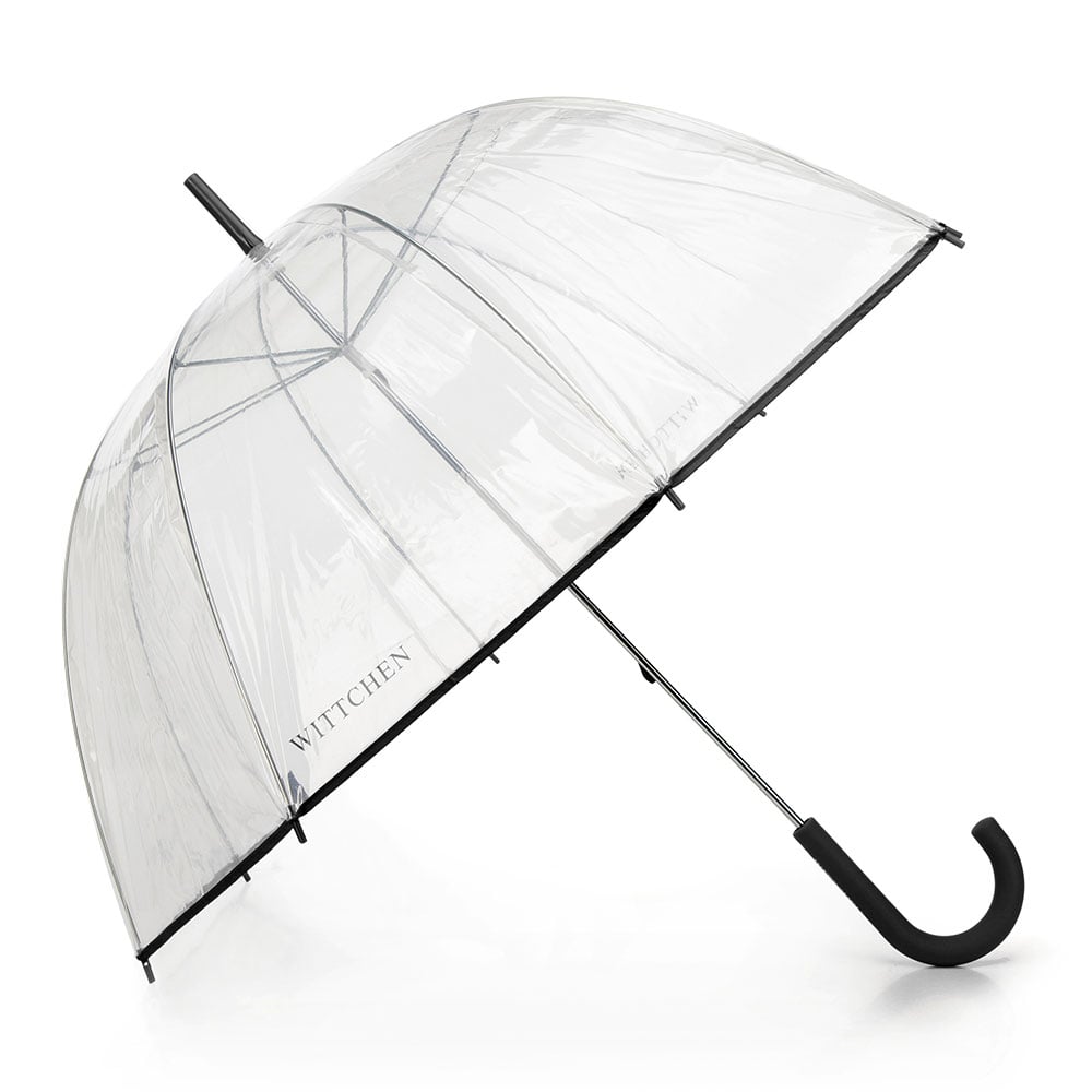 Parasol transparentny czarny