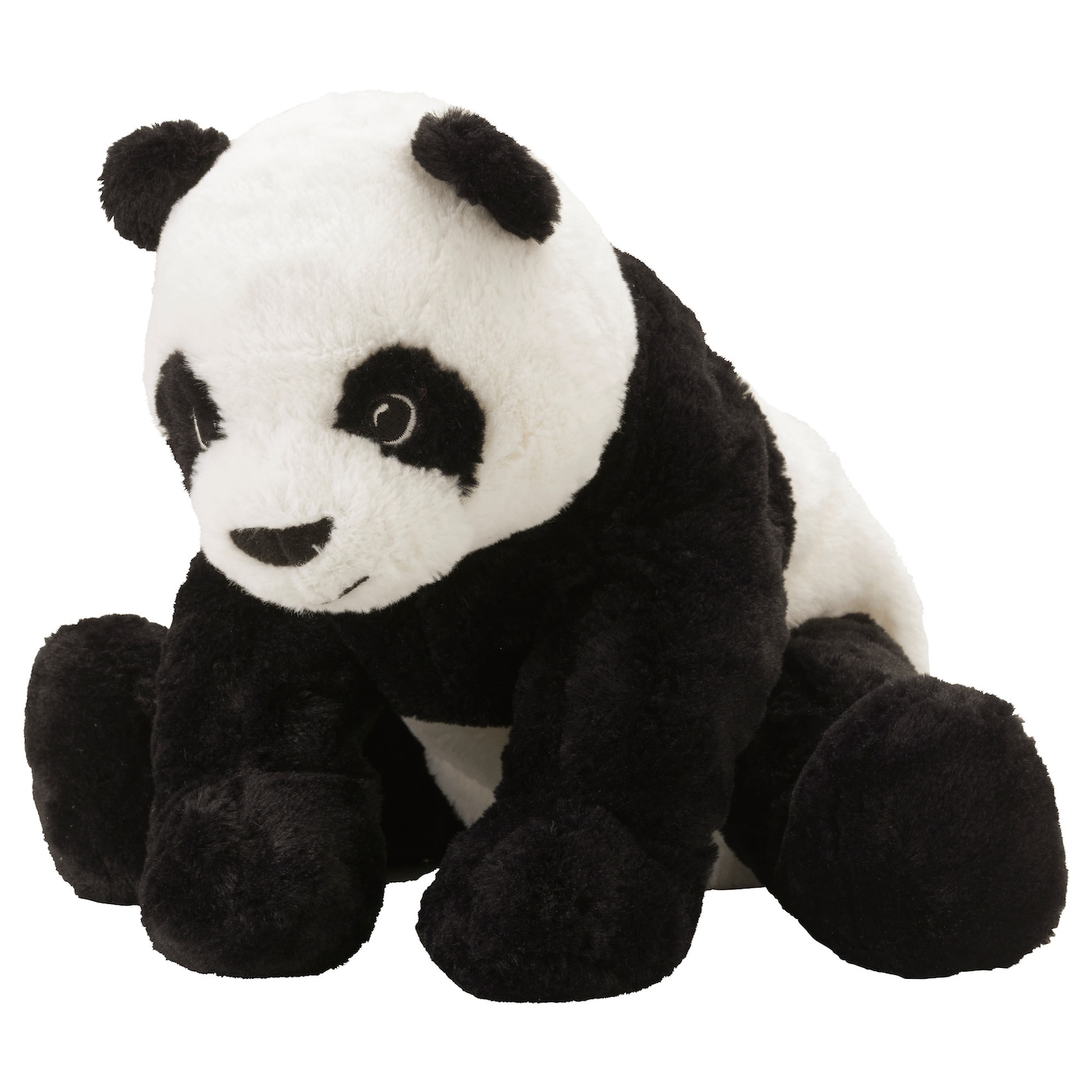IKEA KRAMIG pluszak, biały/czarny, Długość: 30 cm