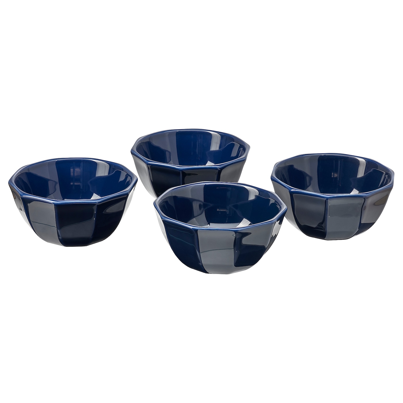 IKEA STRIMMIG miska, kamionka niebieski, 15 cm