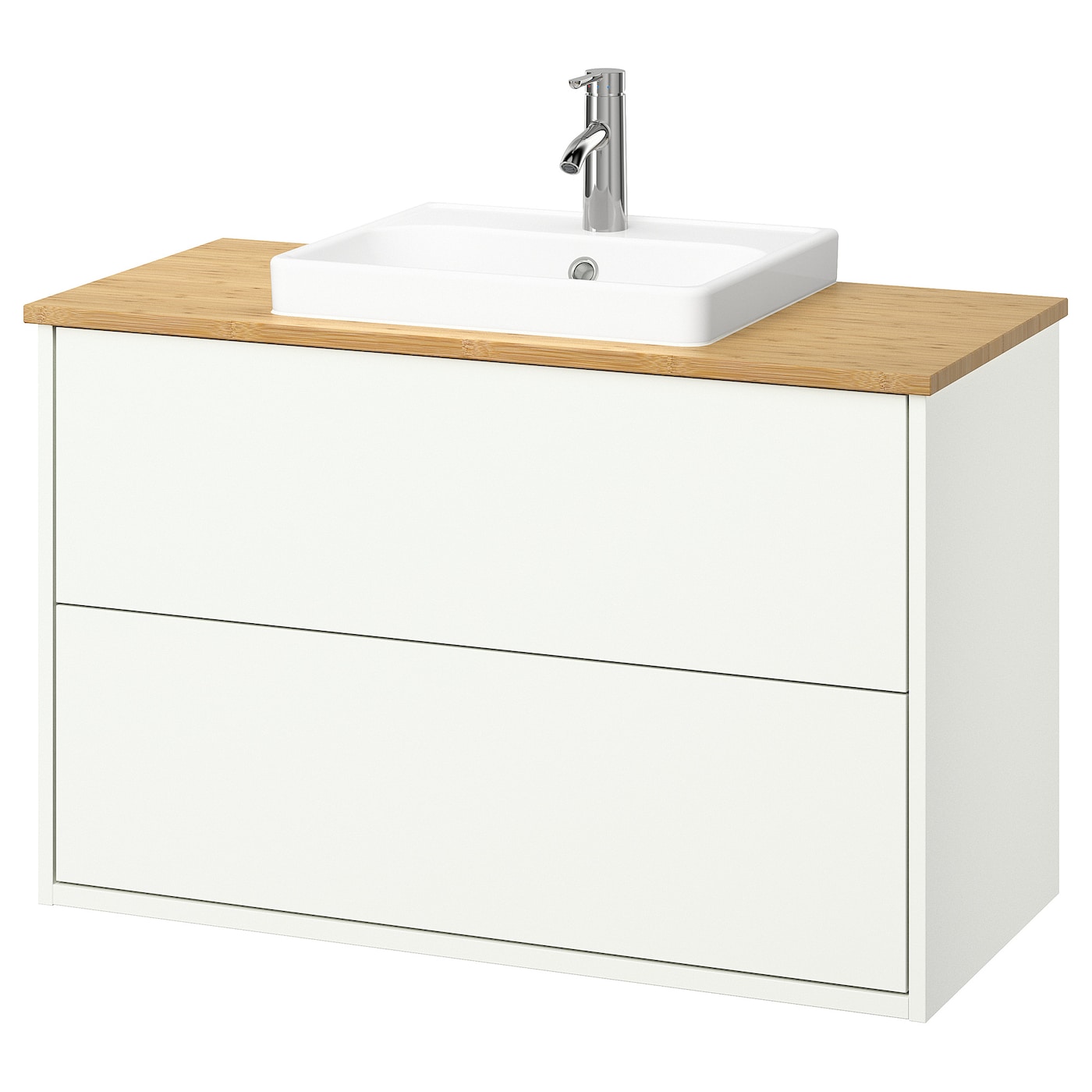 IKEA HAVBÄCK / ORRSJÖN szaf umyw z szufladami/umyw/bateria, biały, 102x49x71 cm