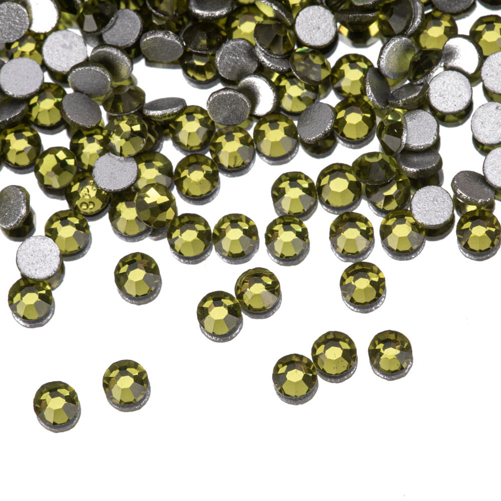 Cyrkonie do paznokci szklane SS5 Olivine ok.50 szt