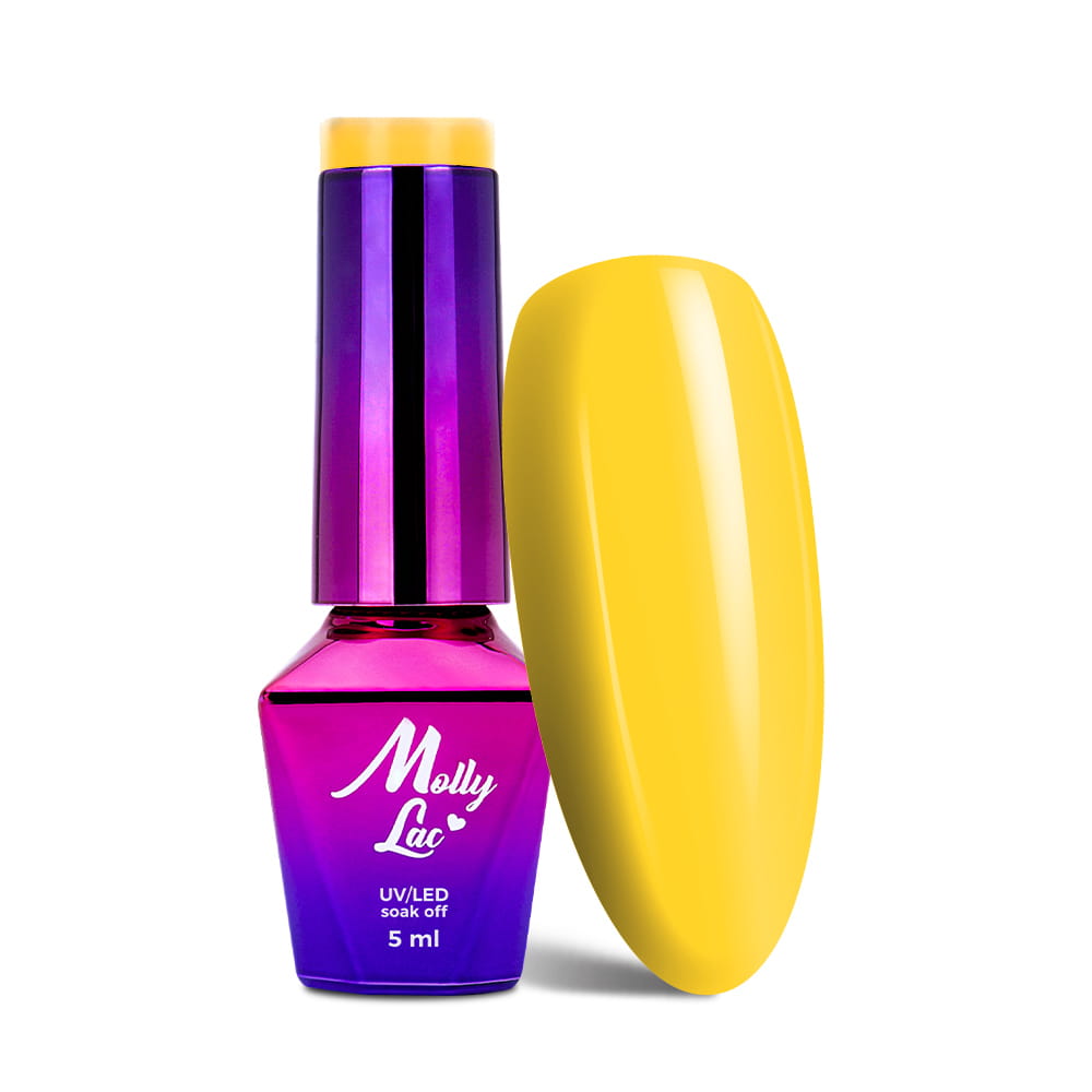 Lakier hybrydowy MollyLac Cocktails & Drinks Tequila Sunrise 5 ml Nr 10