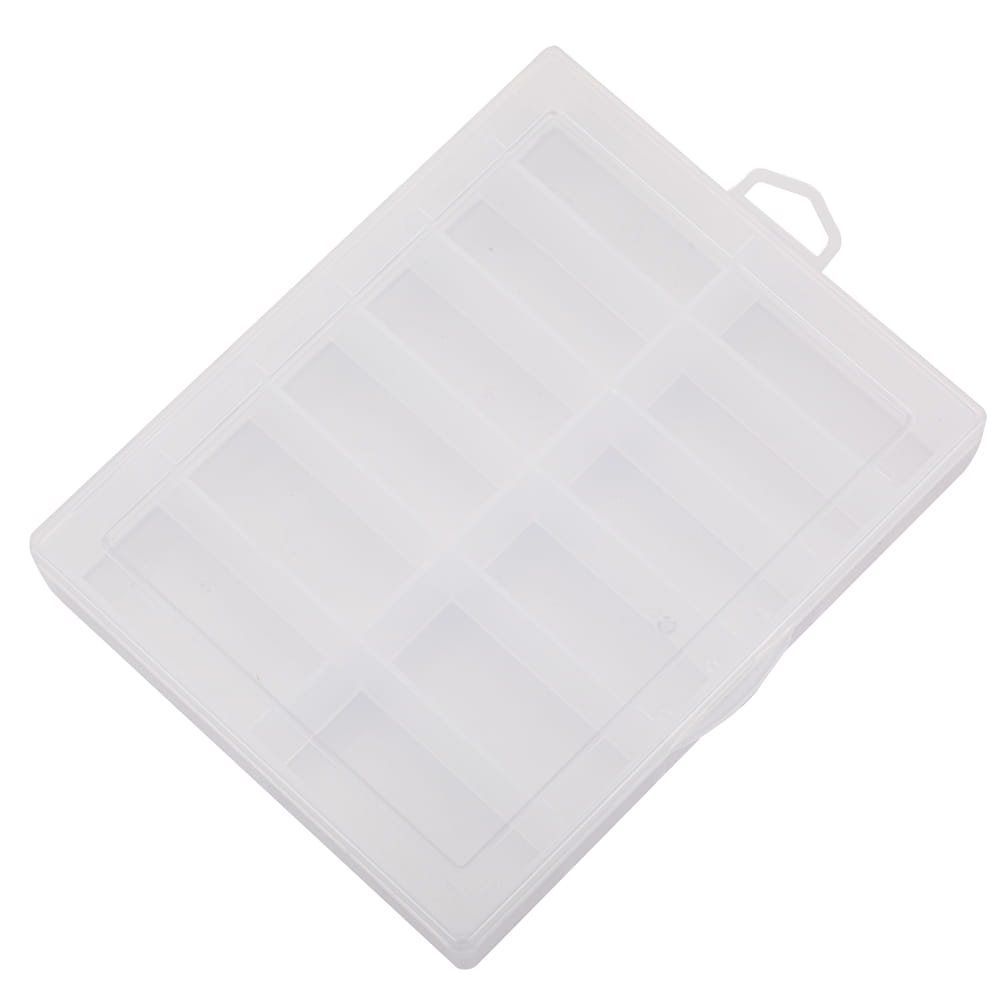 Pudełko ekspozytor kasetka box organizer na tipsy duży 12 clear