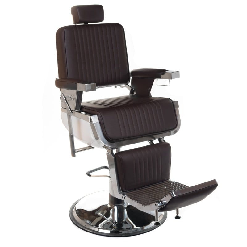 Bs fotel barberski lumber bh 31823 brązowy