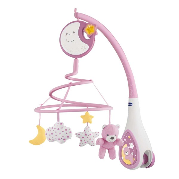 Chicco Next2Dreams - karuzela na łóżeczko - 076272, 076271, 076270-Różowa