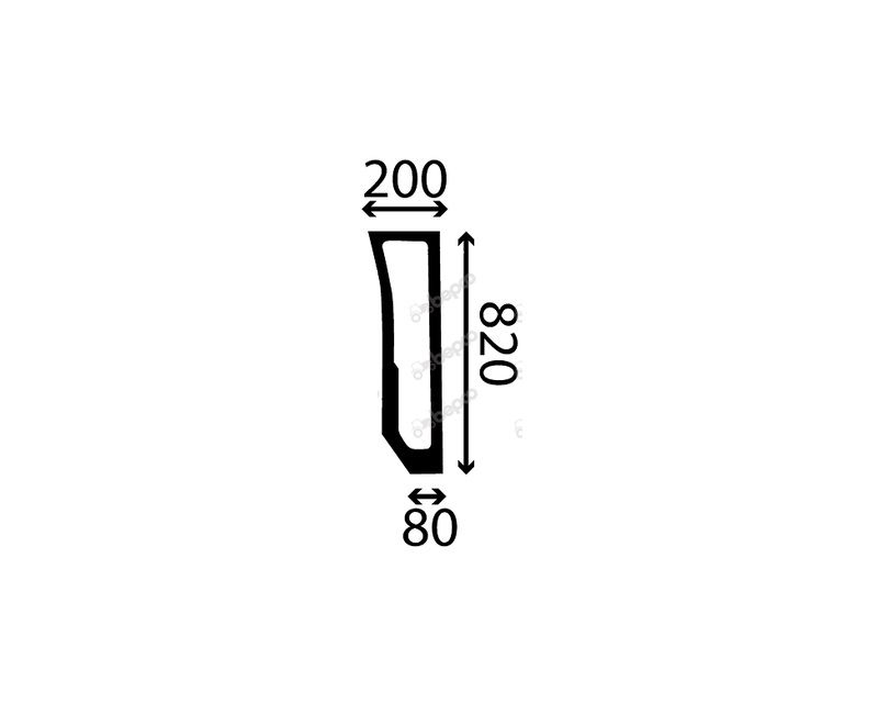 Szyba przednia lewa dolna CASE JX Quantum New Holland T4 T4000 44911827 CNH