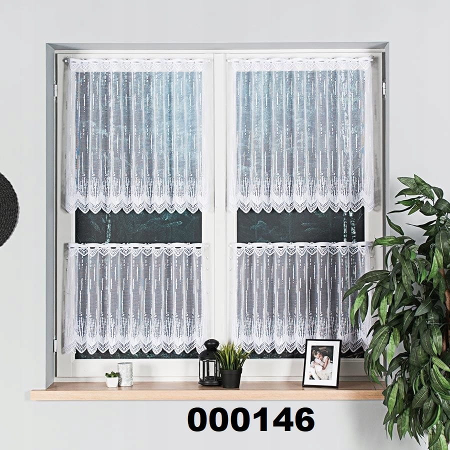 FIRANKA FIRANA ŻAKARDOWA ZAZDROSTKA 70CM KUCHNIA - Elegancka ozdoba okien