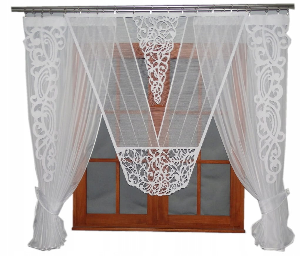 Zestaw Aurelia+panel dakota+2 wąskie ażury FIRANY