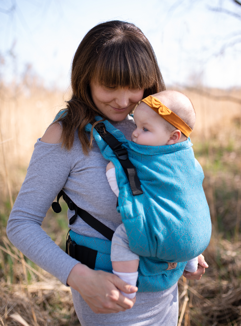 Nosidełko regulowane Grow Up Wrap: Talisman (blue)