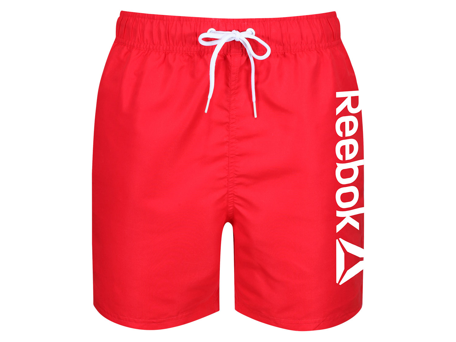 Reebok Szorty kąpielowe męskie z kieszonką Czerwony, S