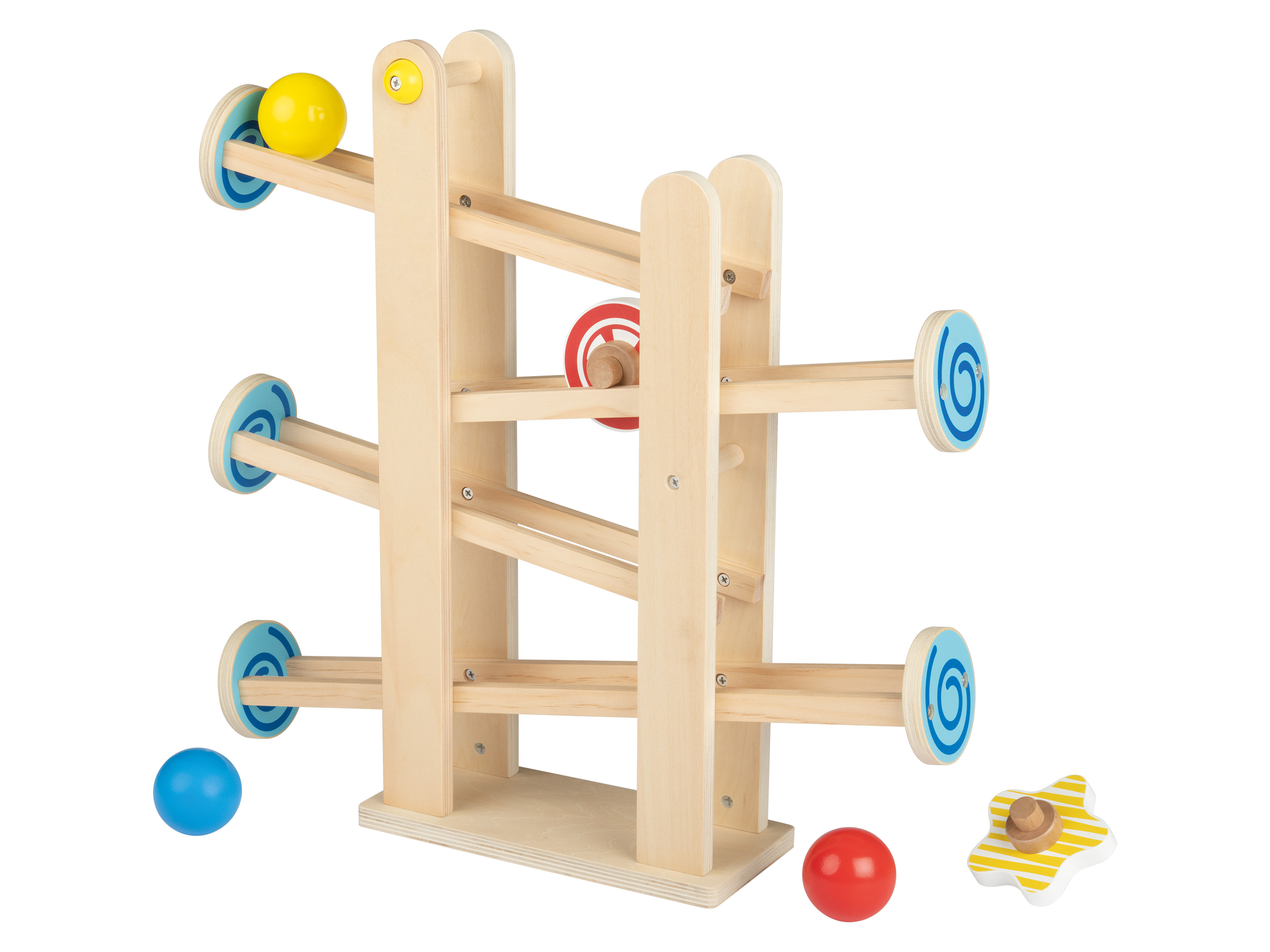 Playtive Tor kulkowy z drewna Kaskada