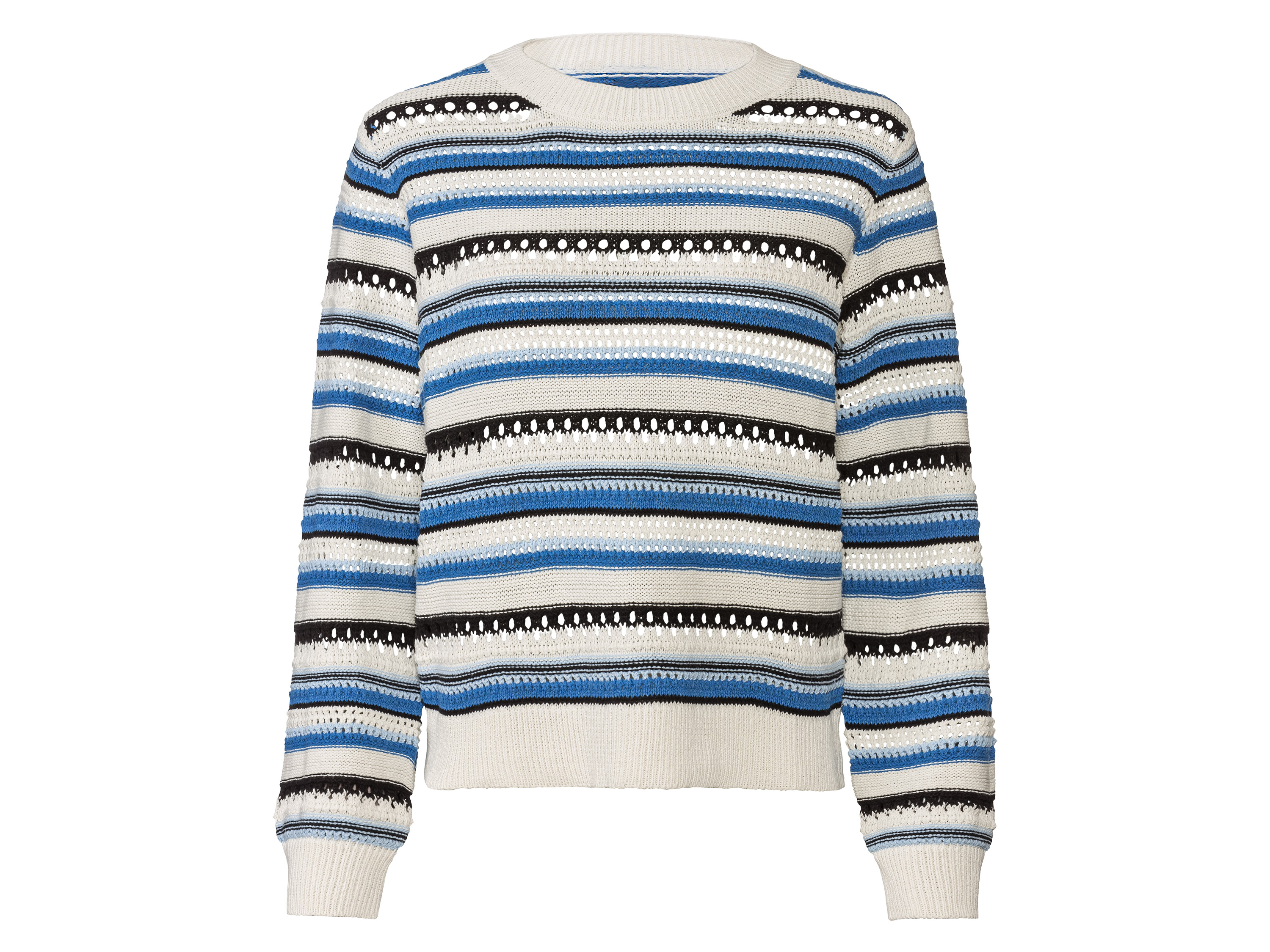 esmara Sweter damski Niebieski/wzorzysty, L44/46