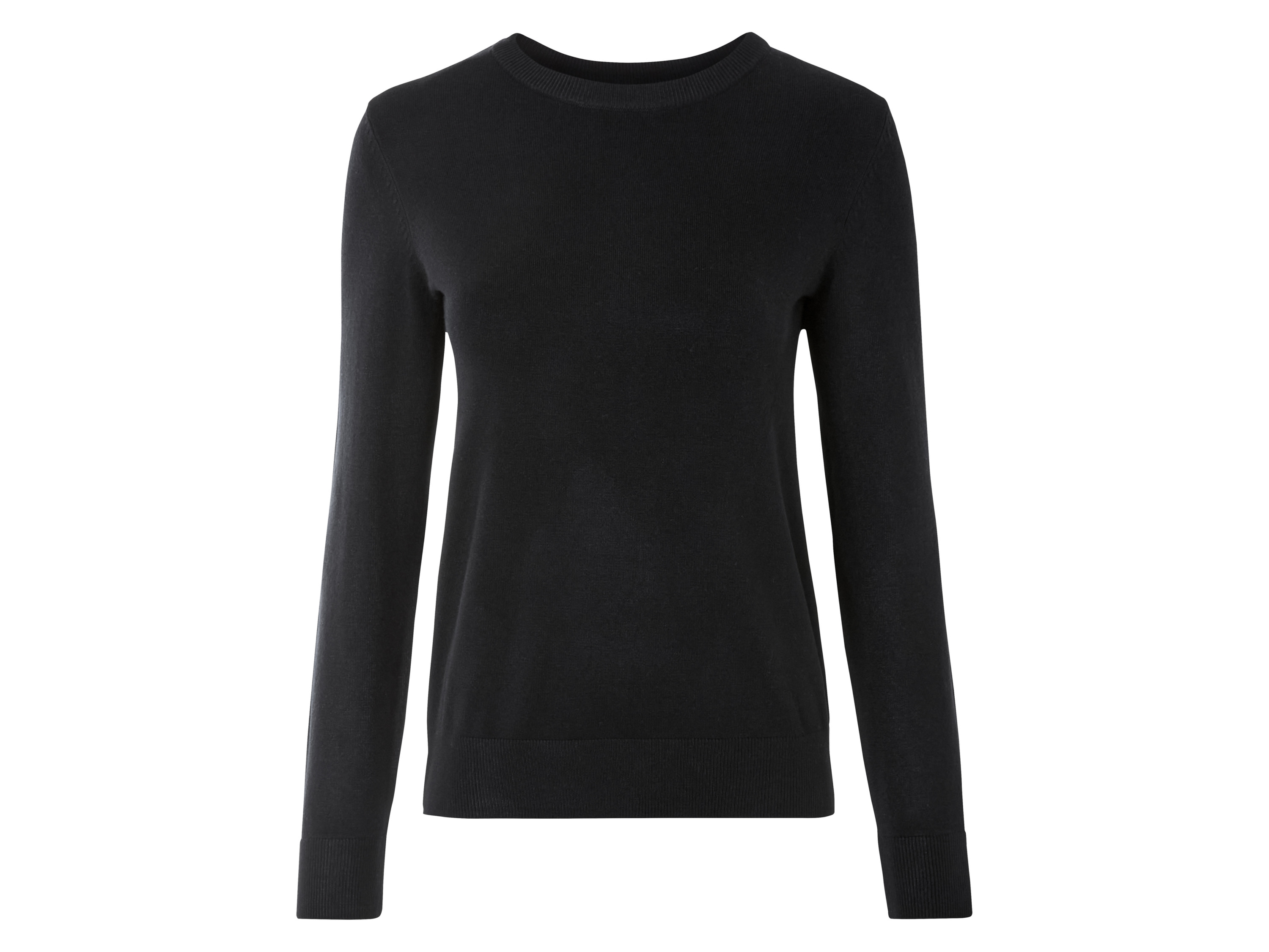 esmara Sweter damski z dzianiny M 40/42, Czarny