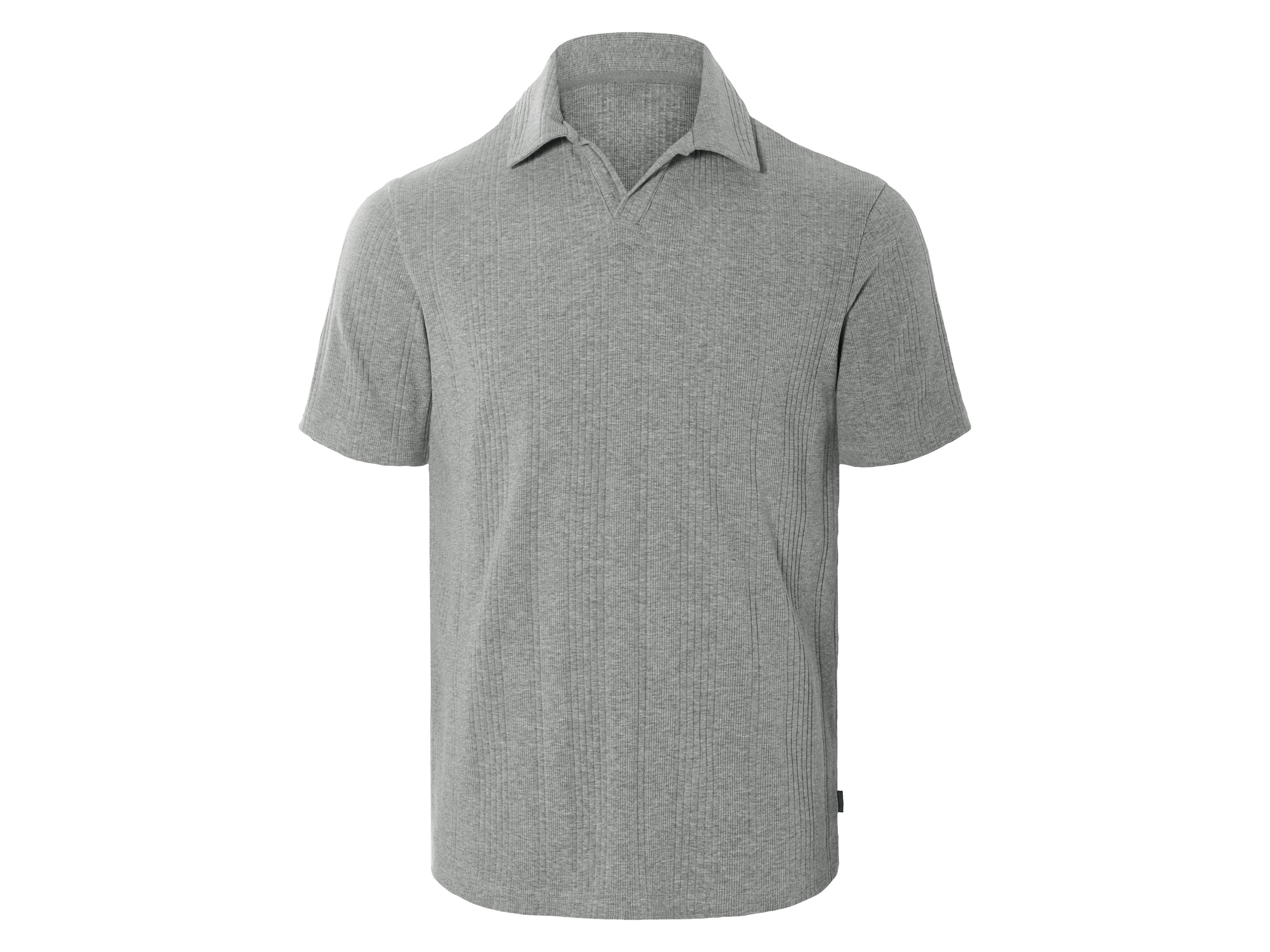 Livergy Koszulka polo męska z bawełną Szary, M 48/50