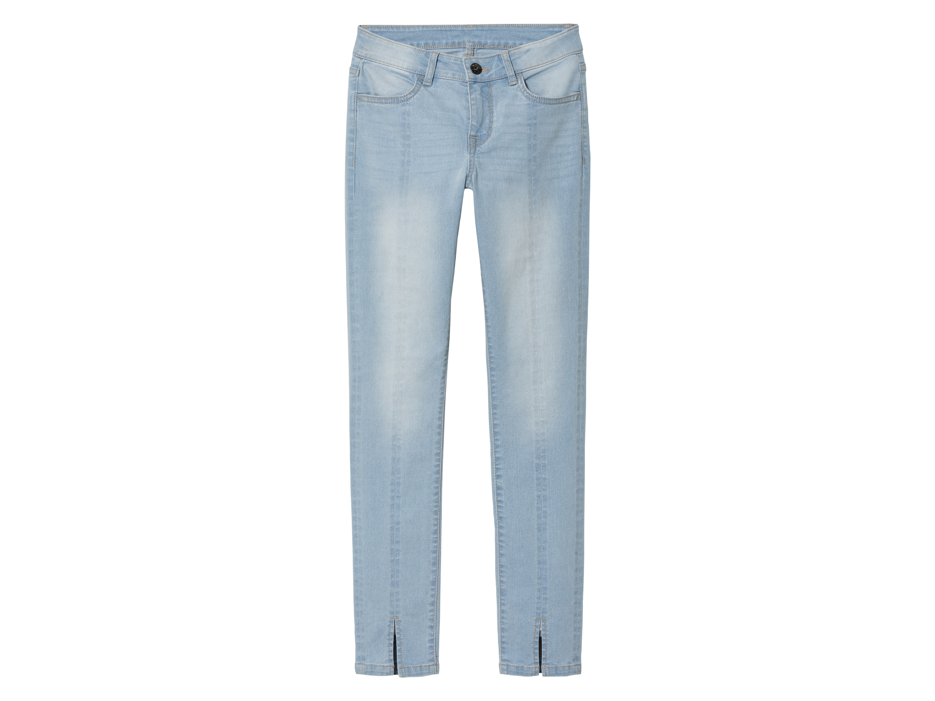 pepperts! Jeansy dziewczęce, skinny fit 164, Jasnoniebieski