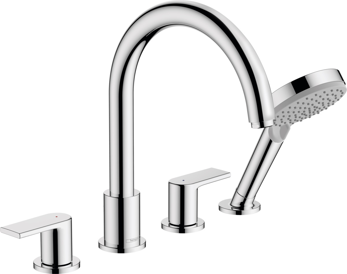 Darmowa Dostawa - Bateria wannowo-prysznicowa nawannowa chrom Hansgrohe Vernis Shape 71459000