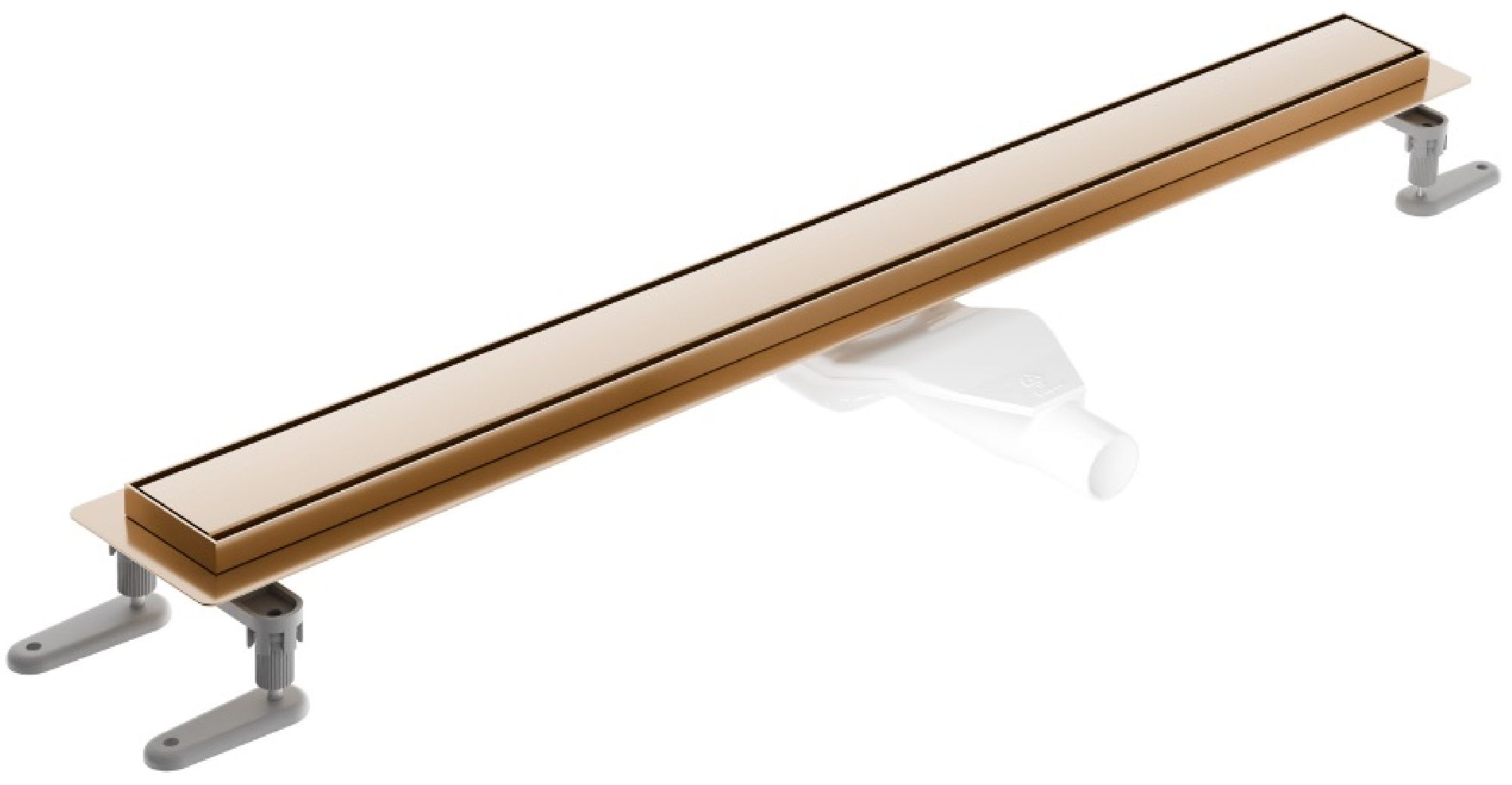 Darmowa Dostawa - Odpływ liniowy z rusztem 70 cm miedź Excellent Stilio INEX1515700RCB
