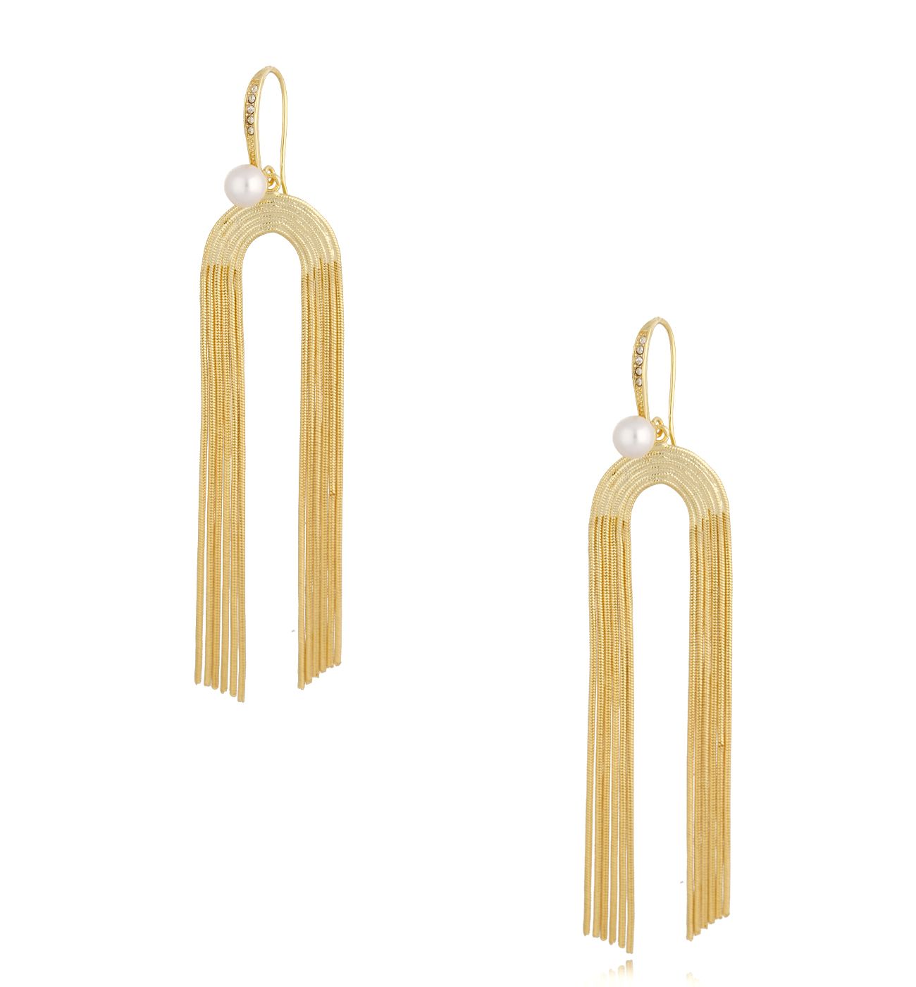 Kolczyki złote z perłą Gold Rainbow KSS1181