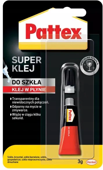 PATTEX KLEJ SPECJALISTYCZNY DO SZKŁA W PŁYNIE 3G - Petrostar