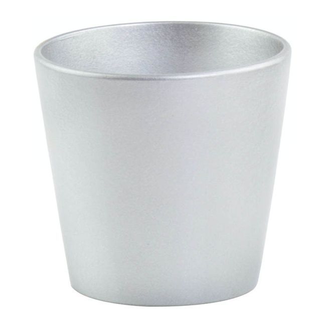 Osłonka doniczki 10 cm srebrna