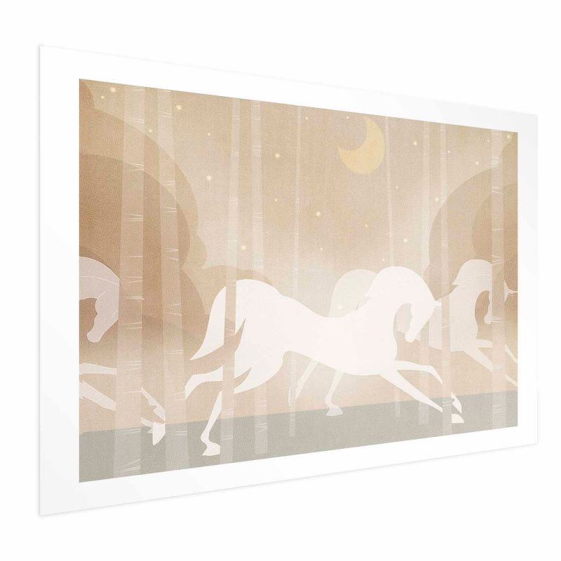 Plakat Artgeist Pędzące rumaki 90x60 cm bez ramy 1 szt