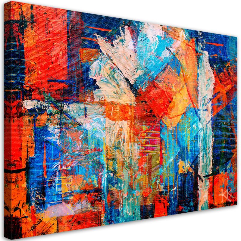 Obraz nowoczesny na ścianę Feeby Abstrakcja Kolorowa 120x80cm 1szt