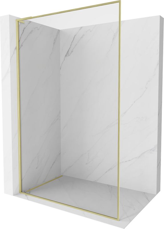 Ścianka prysznicowa walk-in Mexen Kioto-F L złoty 80x202 cm 800-080-174-55-00 1 szt.