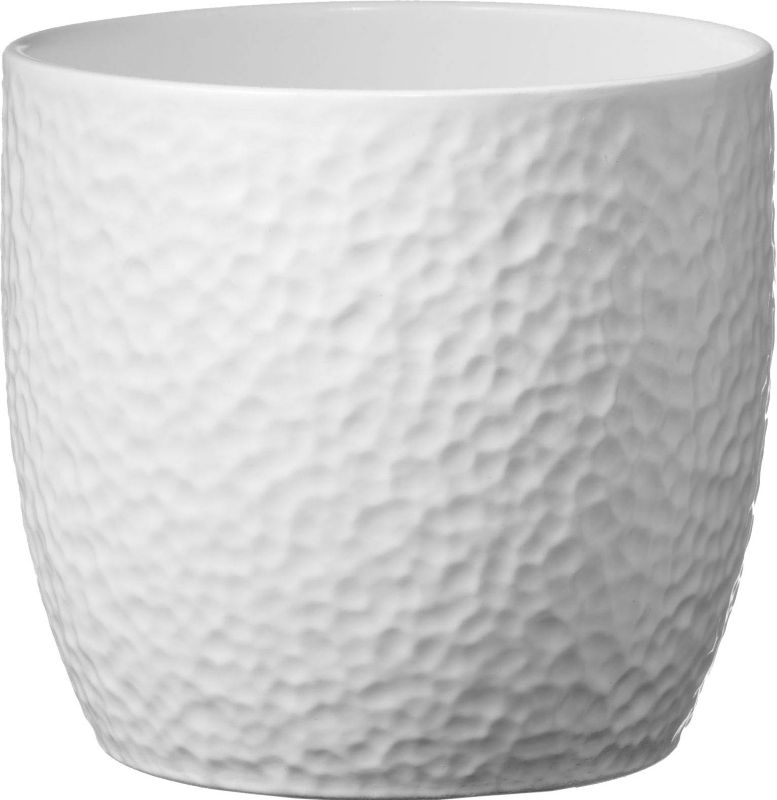 Doniczka Boston 21 cm biała