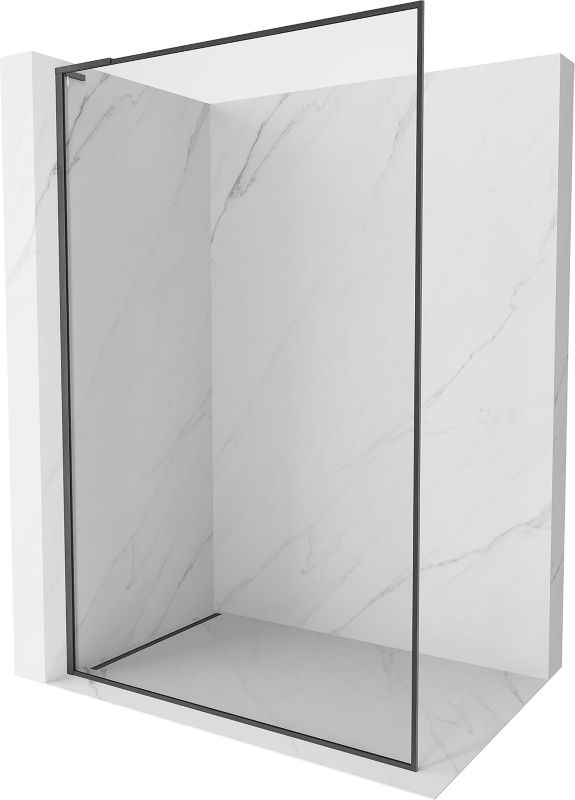 Ścianka prysznicowa walk-in Mexen Kioto-F L gun gray 95x202 cm 800-095-174-66-00 1 szt.