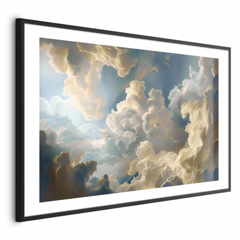 Plakat Artgeist Słońce i cienie 42x29,7 cm z ramą czarną 1 szt