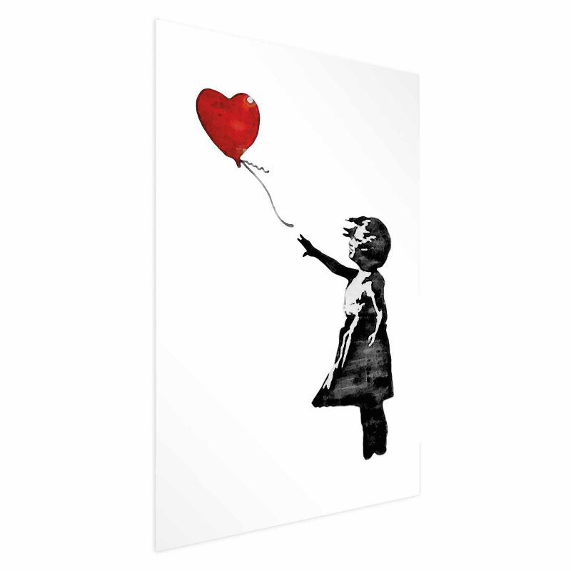 Plakat Artgeist Banksy: Dziewczynka 60x90 cm bez ramy 1 szt