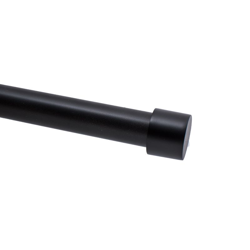 Zakończenie karnisza Luna czarne matowe 19 mm 1 szt.