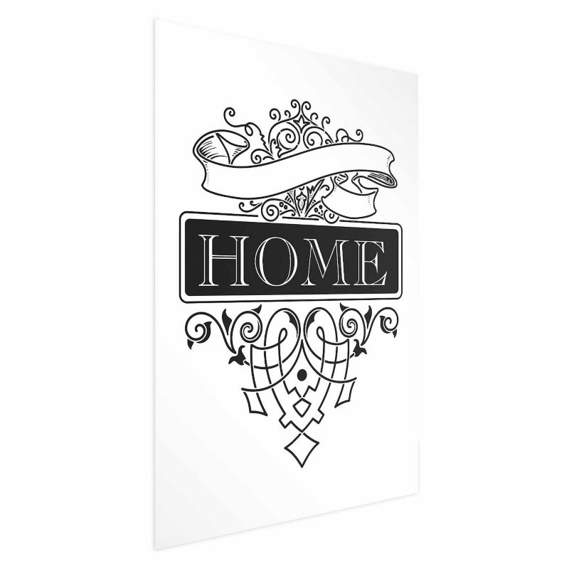 Plakat Artgeist Home 40x60 cm bez ramy 1 szt